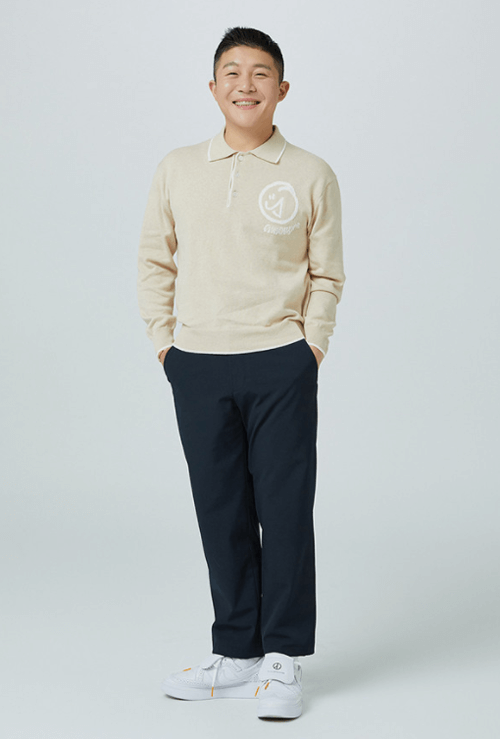  식스센스3 (4회) 조세호 니트 _ 아모프레 조셉스마일 캐시미어블랜드 카라 니트