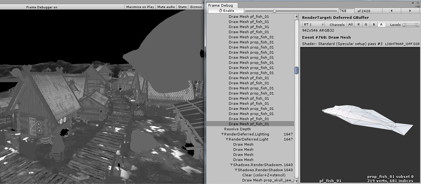 코더제로 유니티 최적화 그래픽스 퍼포먼스 최적화 RT1 알파 디퍼드 g버퍼의 평활도