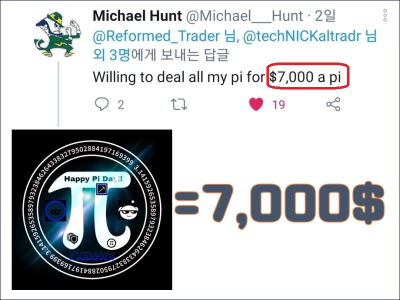  파이코인 가격 7000달러 예상?
