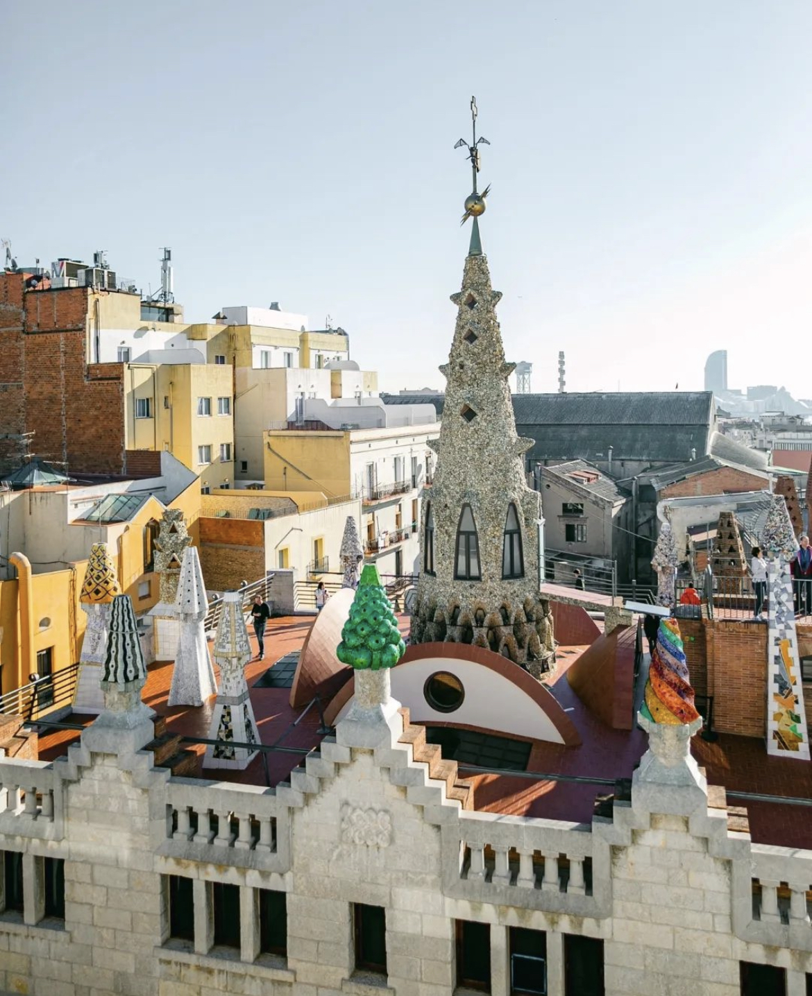 구엘저택(Palau Guell) 옥상