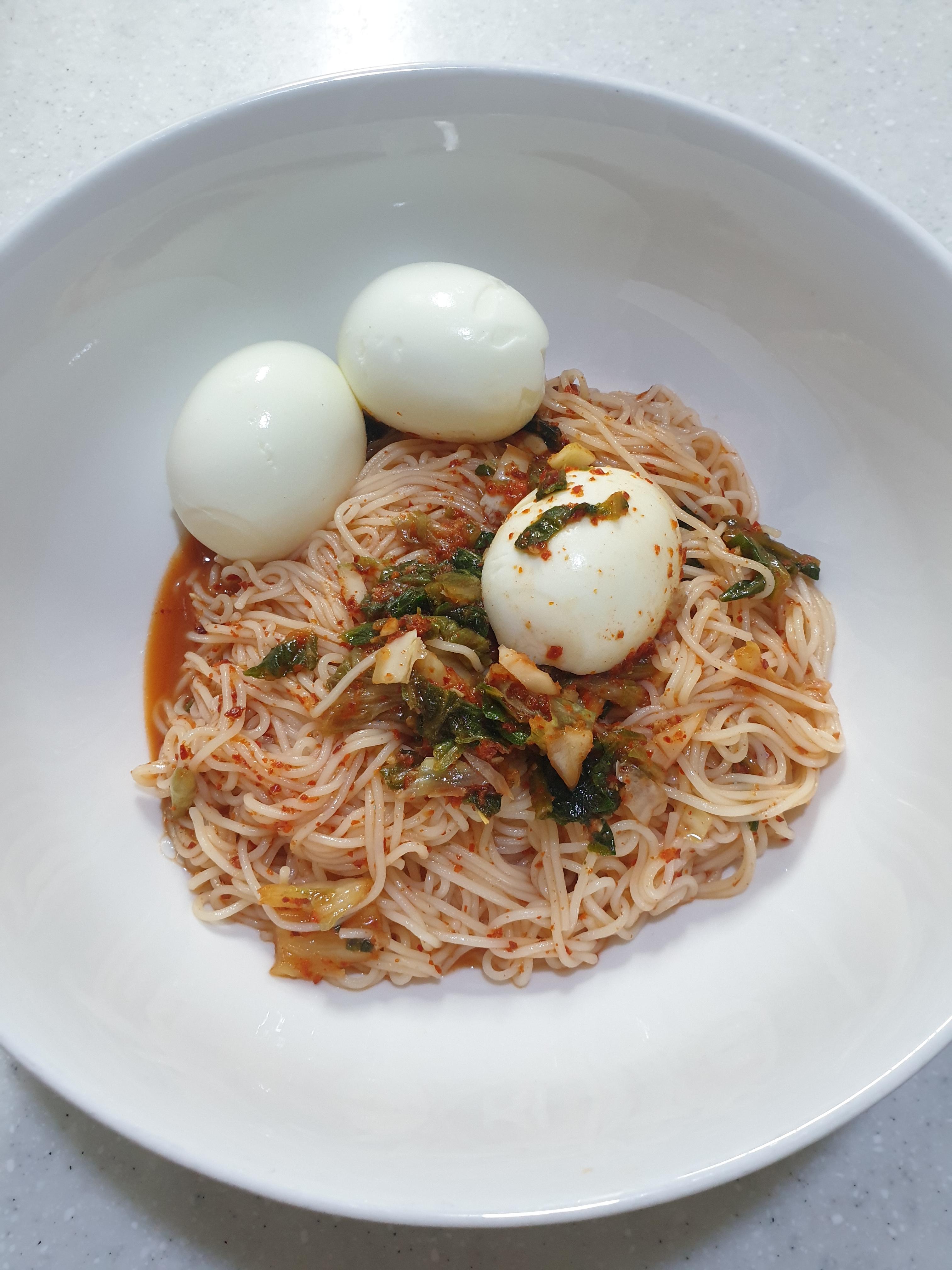 김치 비빔국수 만드는 법