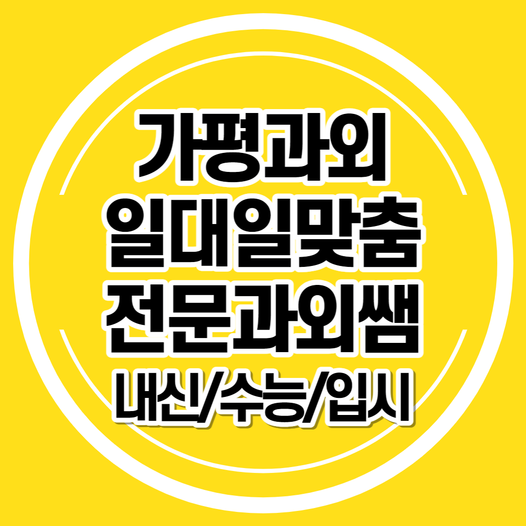  가평 수학과외 초등학생 중학생 영어과외 일대일 고등 국어 과학 논술 전문 선행 겨울방학특강