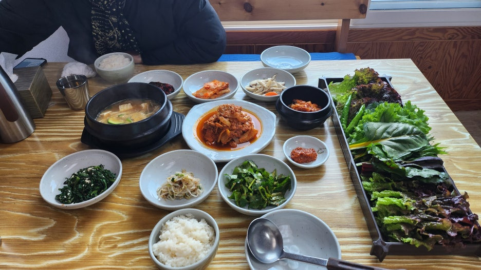 논두렁밥상 이미지