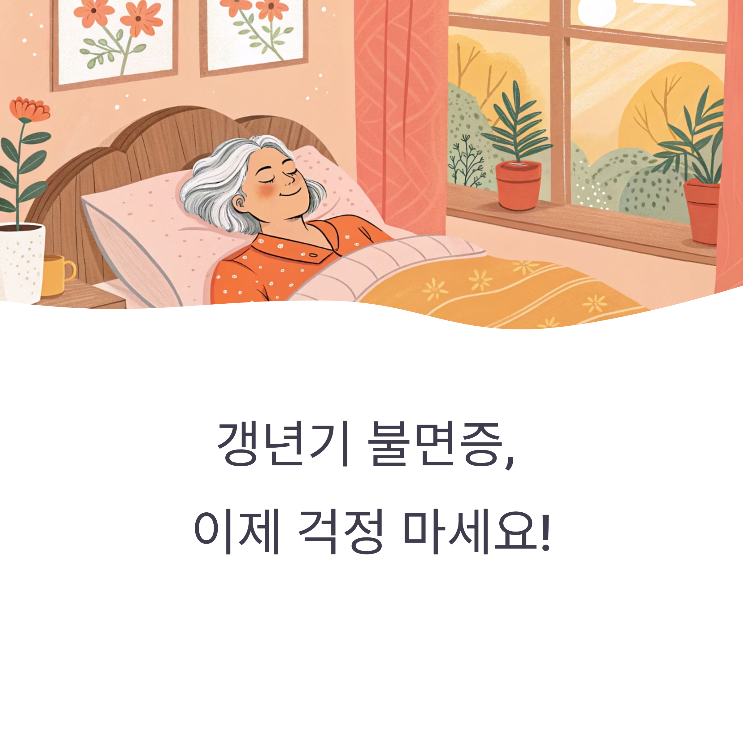 갱년기 탈출 수면회복