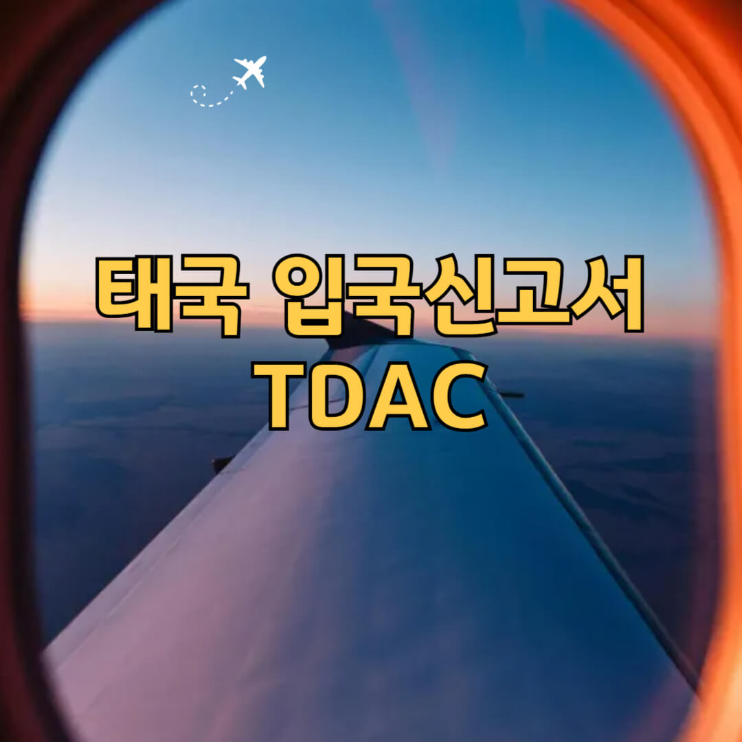 태국 입국신고서 TDAC 작성방법 완벽정리 (2025년 기준) :: 일상생활의 알찬정보