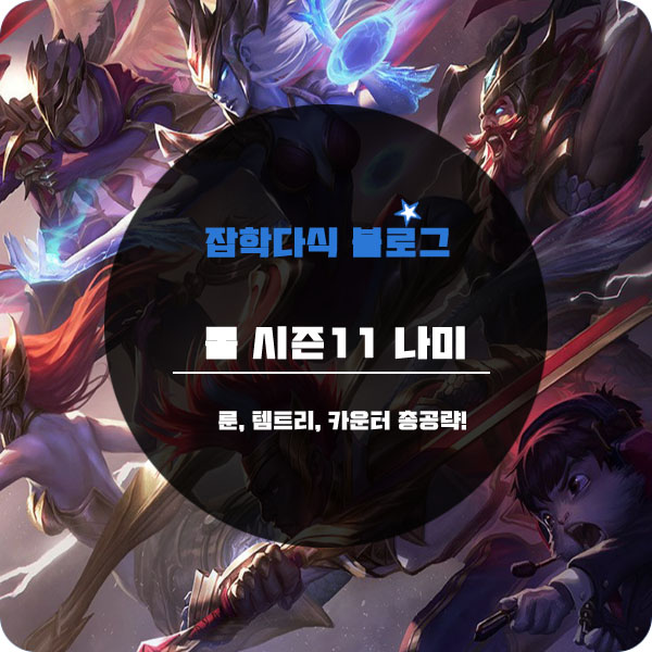 롤 시즌11 나미 룬 템트리 카운터 공략!