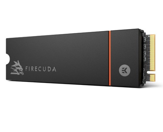 Seagate FireCuda 530 SSD의 클로즈업.