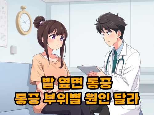 발-옆면-통증-부위별-원인