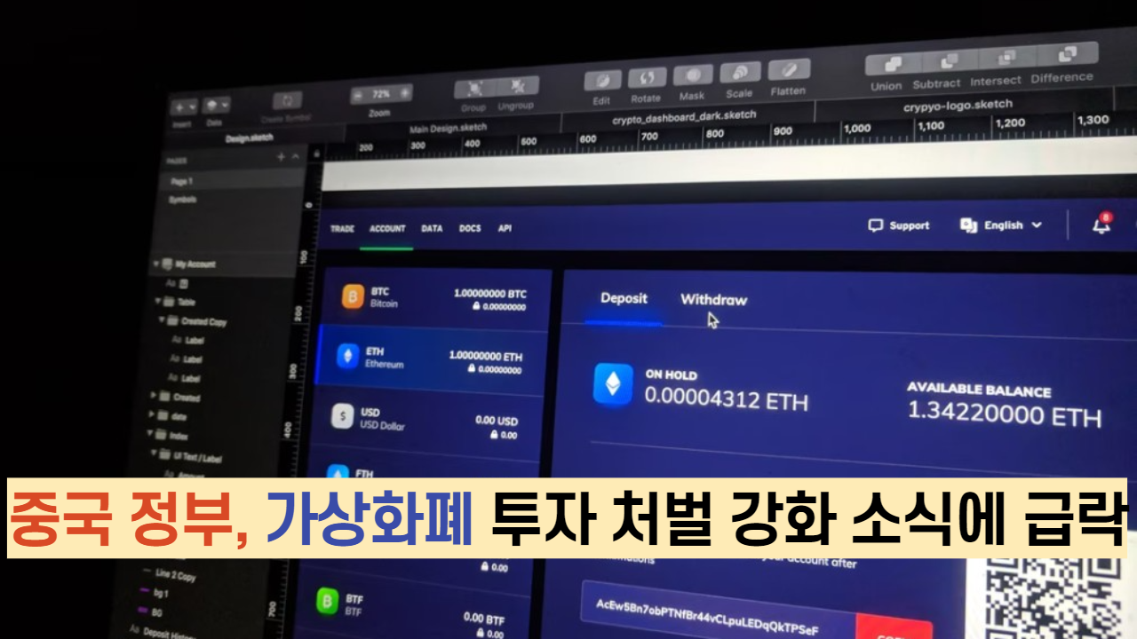 중국 정부, 가상화폐 투자 처벌 강화 소식에 급락