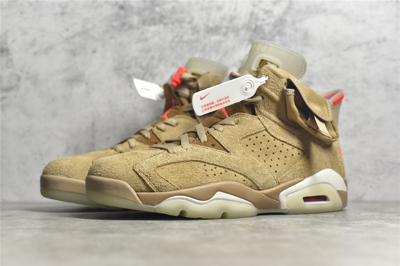  [NIKE x TRAVIS SCOTT] SG 수정 나이키 X 트래비스 스캇 에어 조던6 레트로 SP 브리티쉬 카키 BRITISH KHAKI DH0690-200
