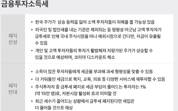 금투세의 배경