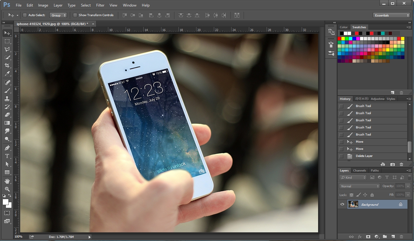 photoshop popup effect