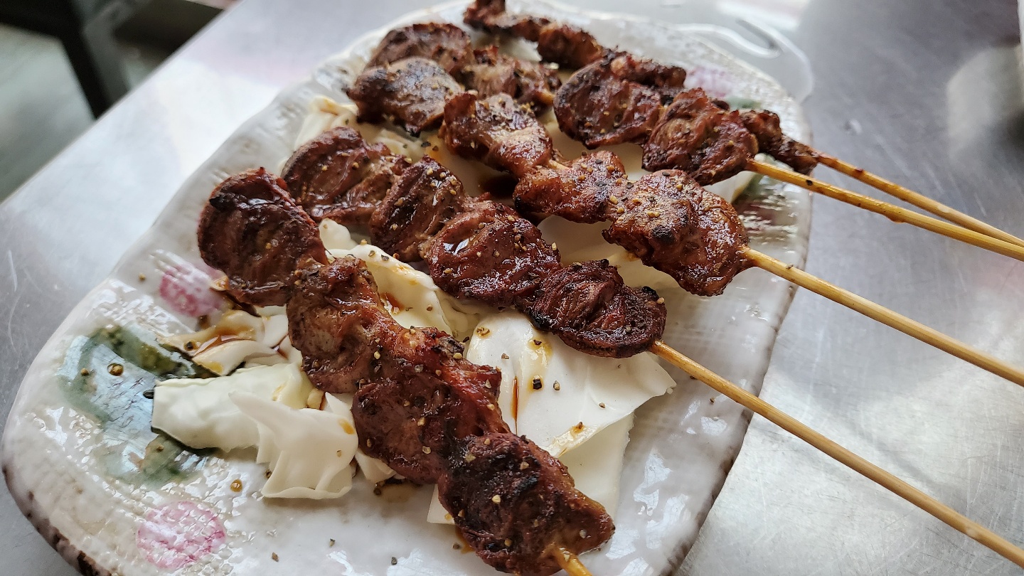 염통꼬치