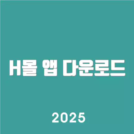 H몰 앱 다운로드