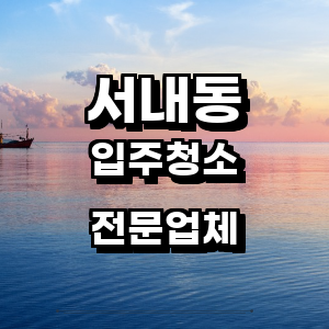 대구 중구 서내동 입주청소