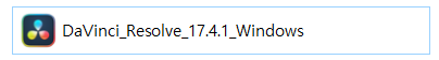 다빈치-리졸브-설치파일