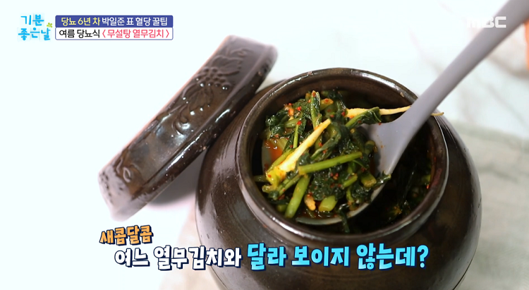  기분좋은날 박일준 무설탕 열무김치 당뇨 쌀면 콩국수 레시피 만드는 방법