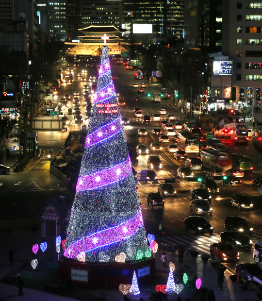 서울시청 크리스마스 트리