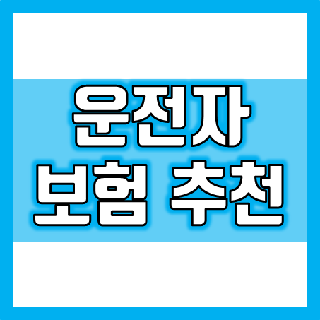  운전자보험 보장내용 비교 : 핵심이 되는 운전자보험보상 좋은 추천 회사를 골라보세요.