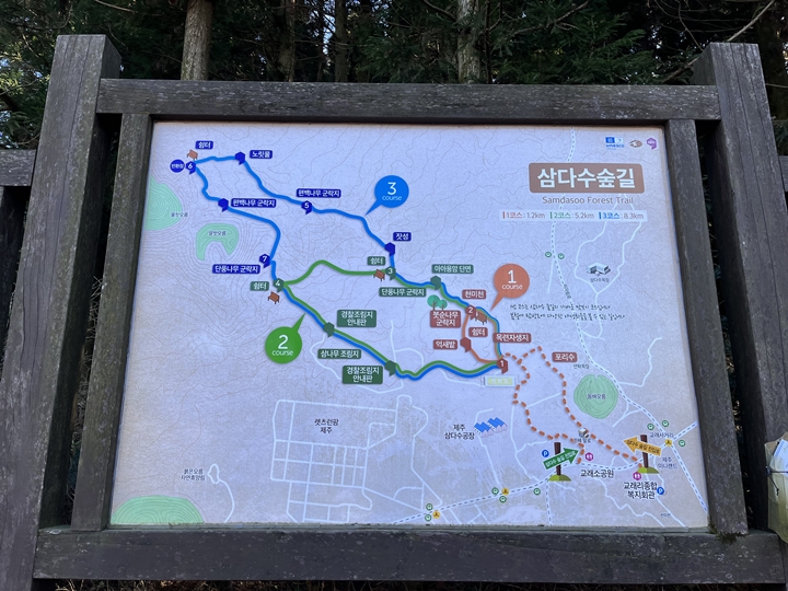 삼다수숲 로드맵