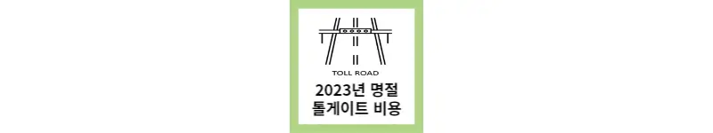  2023년 설날, 톨게이트 통행료 면제와 적용기간