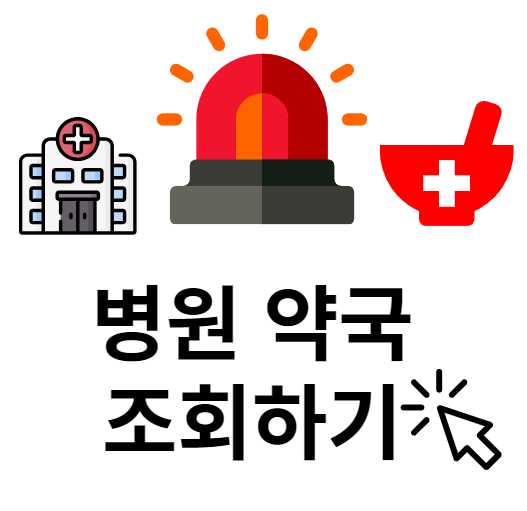 비대면 응급상황 비상진료 대학병원 약국 조회하기