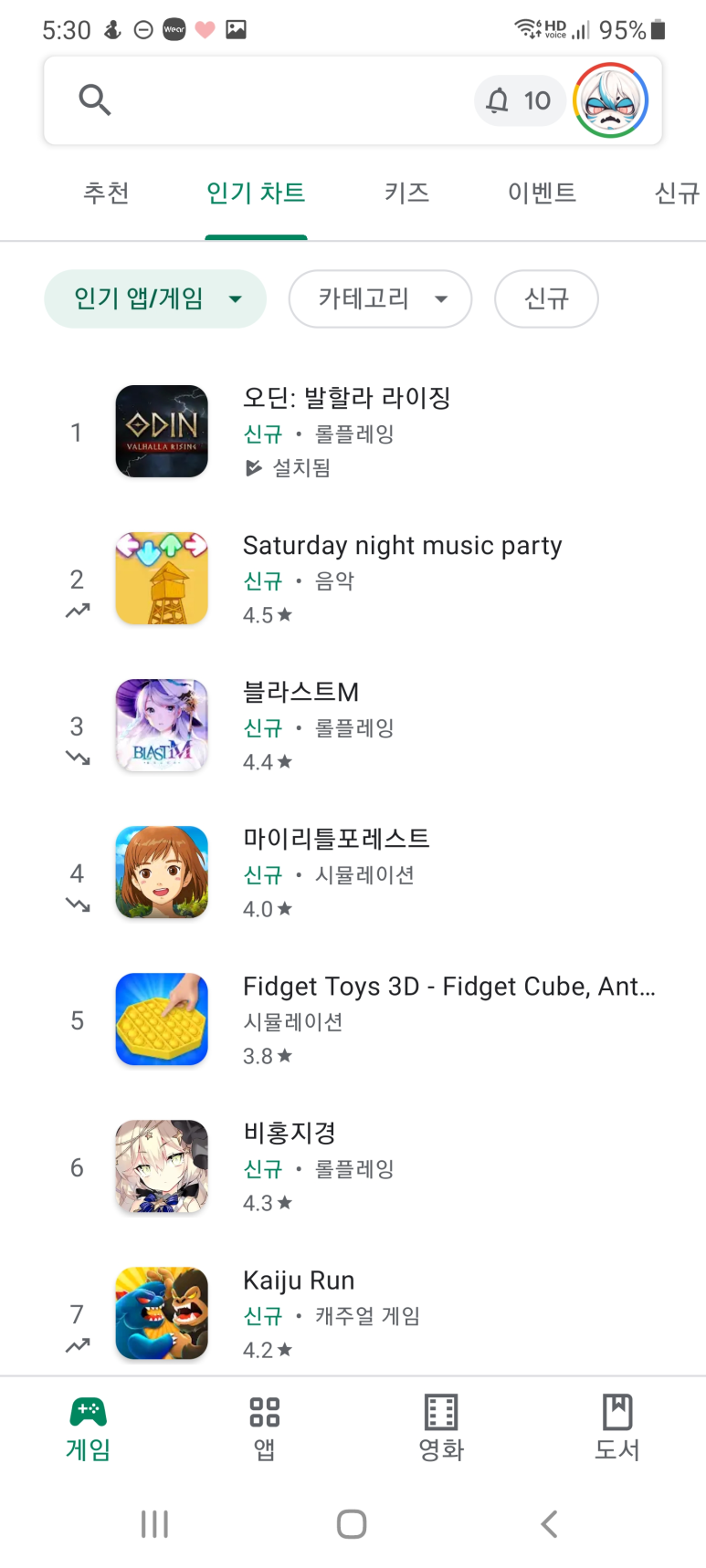 카카오게임즈오딘 발할라 라이징 오픈 10