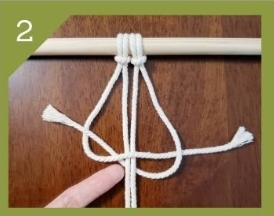 마크라메 기본매듭