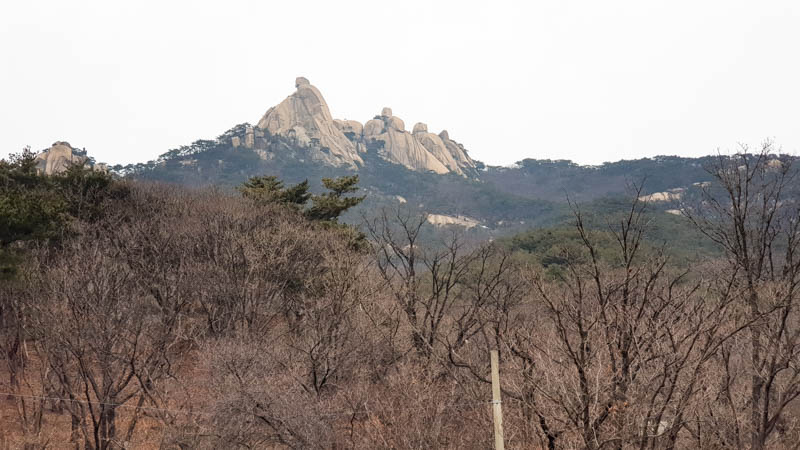 오봉의 수려한 풍광을 만날 수 있는 우이령길