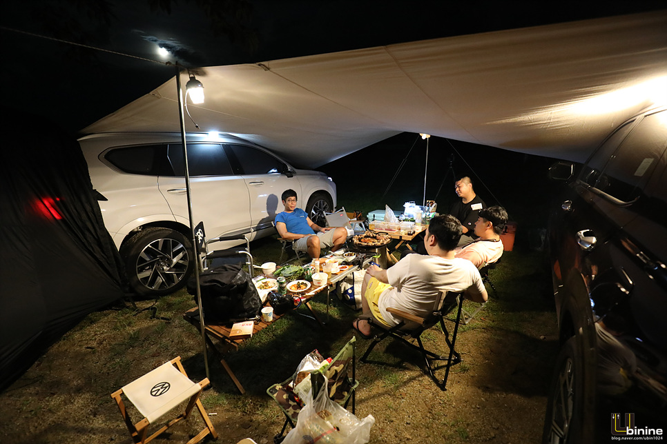 싼타페 차박 현대차 더 뉴 17