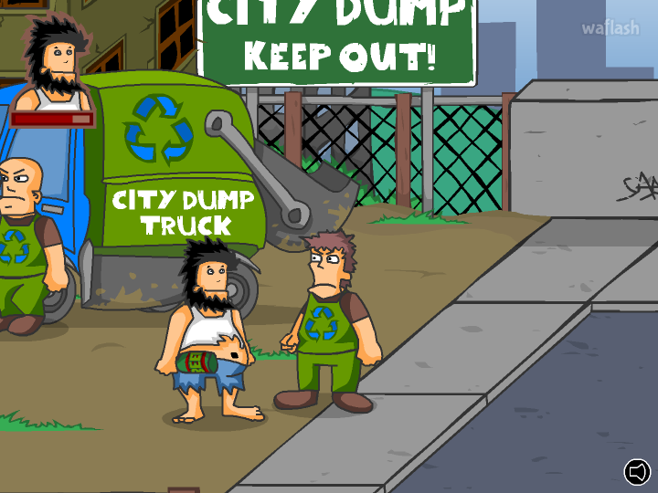 호보 (Hobo) - 노숙자의난 1 - 플래시게임 | 와플래시 아카이브