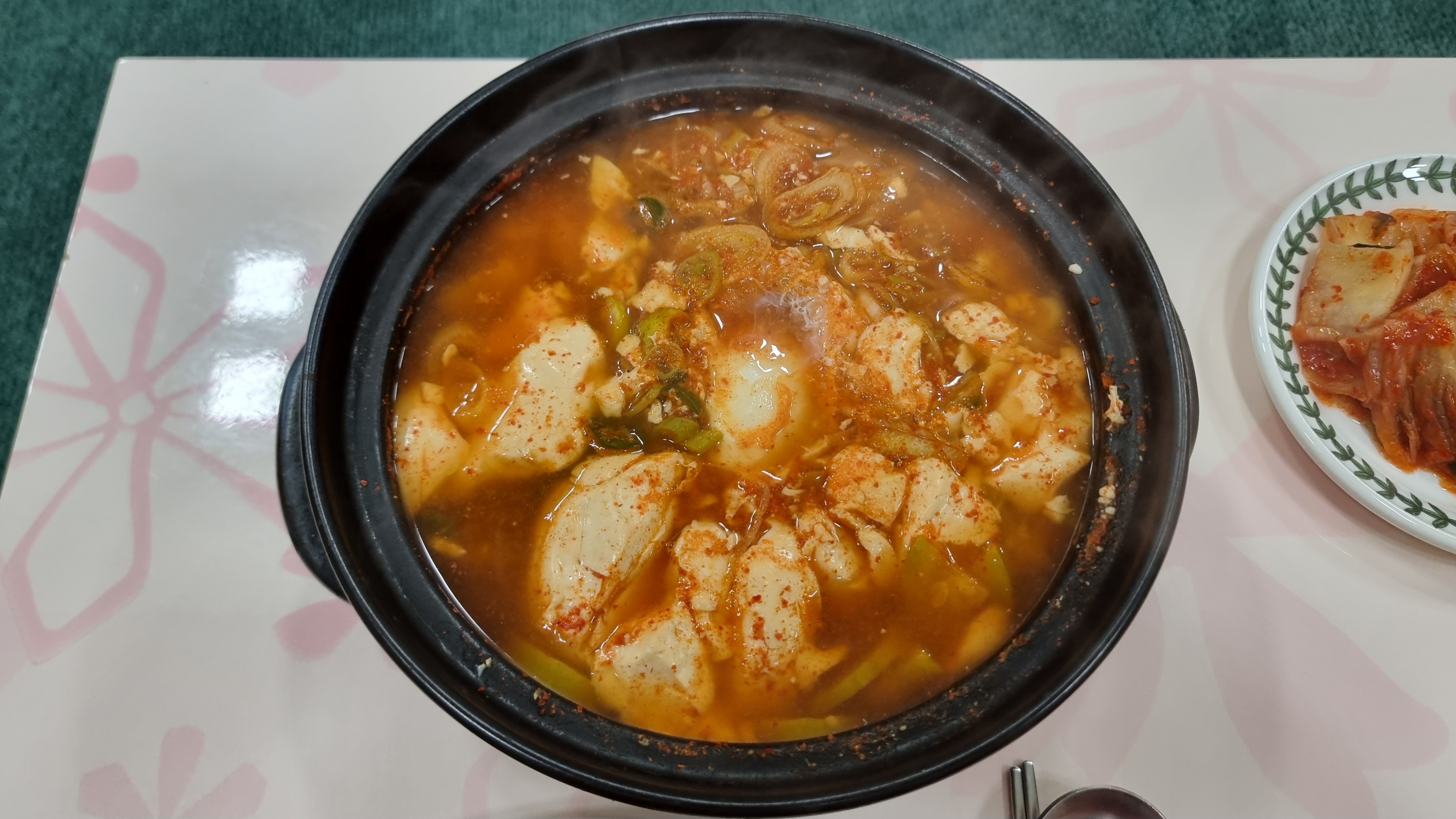 초간단 바지락 순두부 찌개