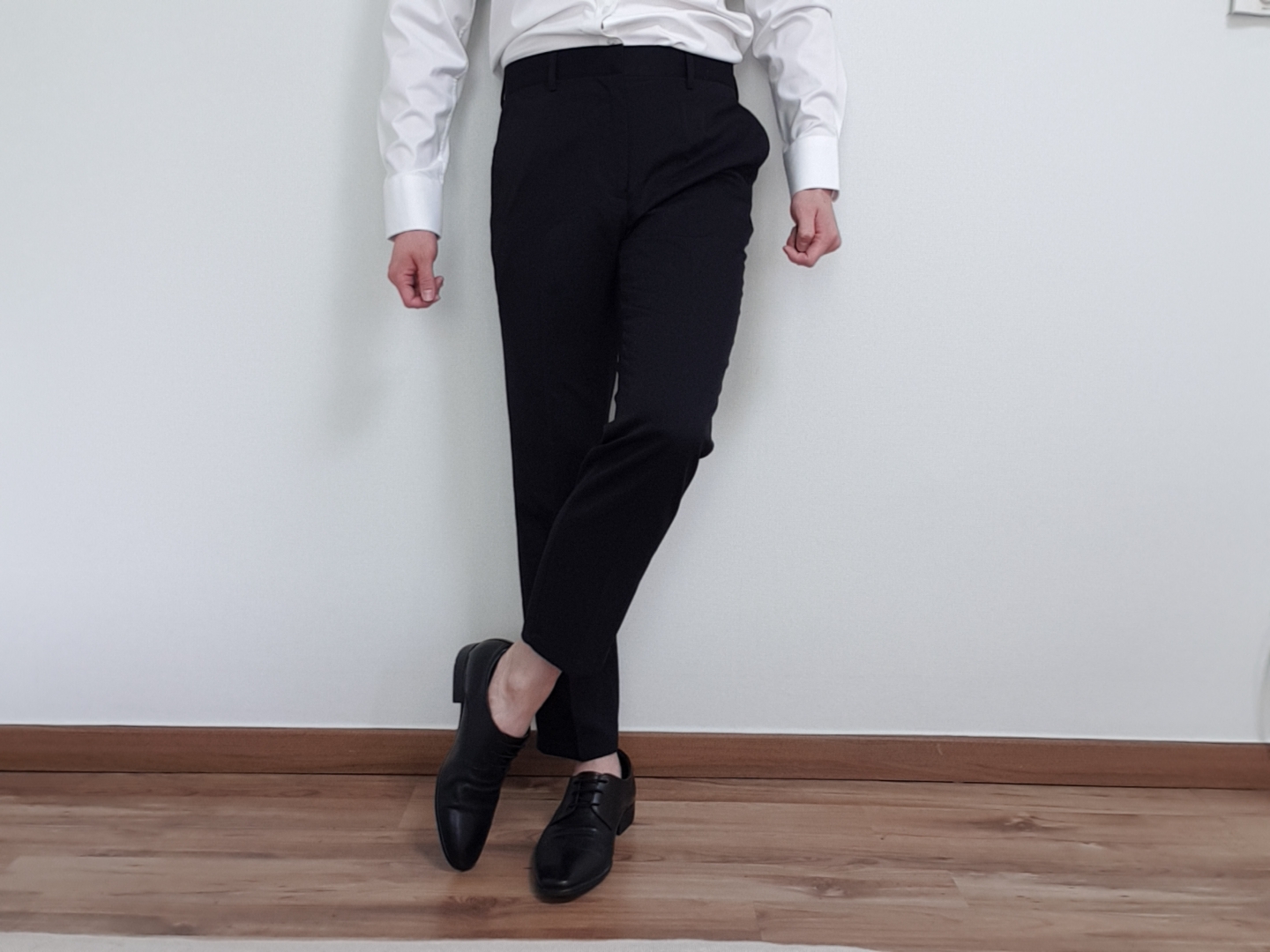  남자 9부 슬랙스