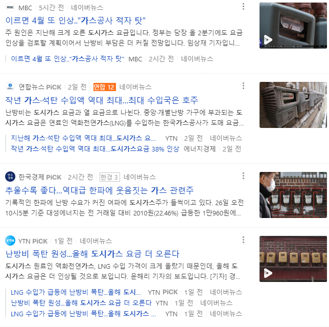  도시가스 인상, 난방비 폭탄 - 정부대책 에너지바우처 확대, 신청