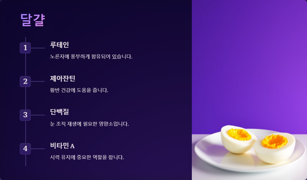 눈 건강에 도움되는 음식 TOP 10