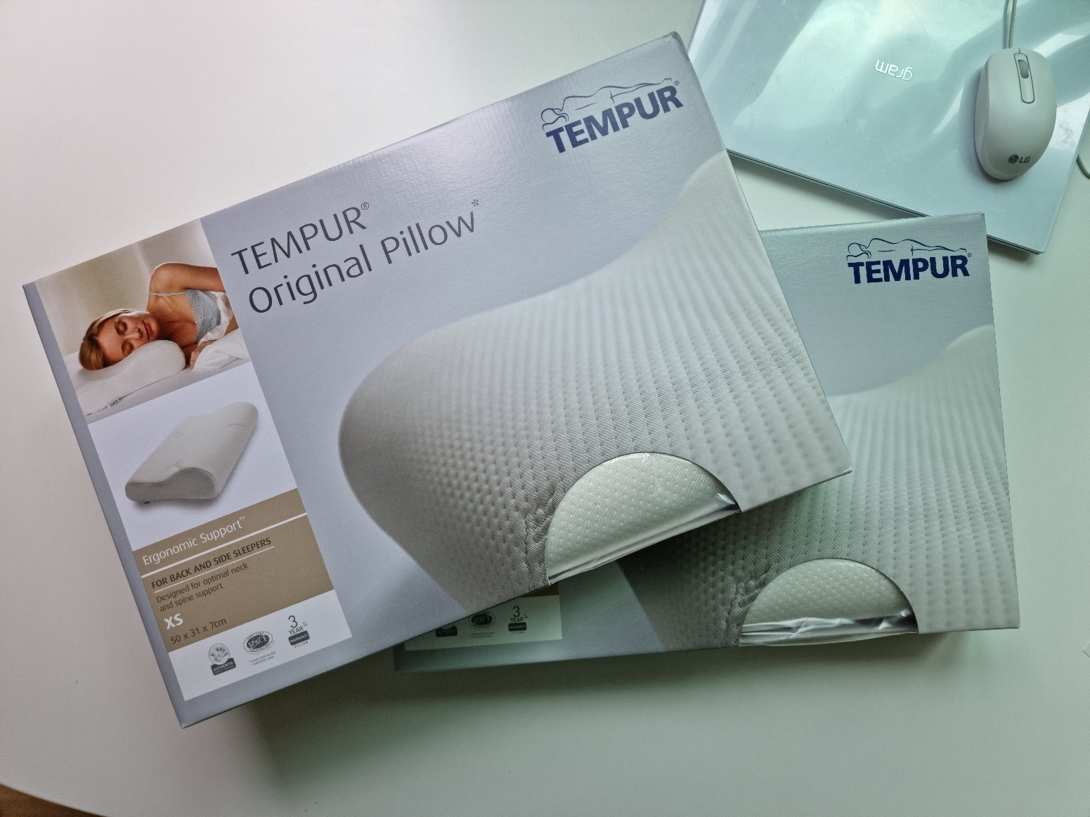 아이들 베개로 템퍼 베개 XS 구입, 이제 아기 베개는 안녕이네...(TEMPUR Original Pillow XS)
