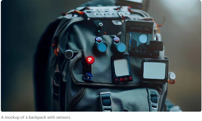 마이크로소프트의 AI 백팩 VIDEO: Microsoft&#39;s AI-powered backpack approved for public feedback