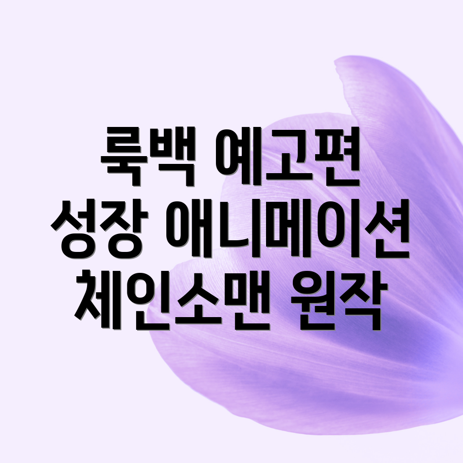 룩백 애니메이션