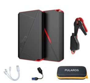 풀라로스 긴급시동 보조배터리 점프스타터+스마트 점프 케이블+ 파우치백 14800mAh&#44; 1세트