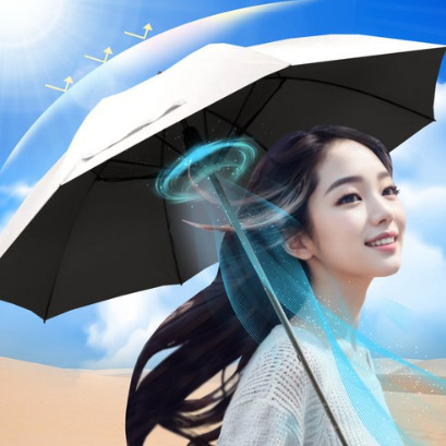  상품 리뷰: 윈드렐라 UV 차단 선풍기 골프 우산