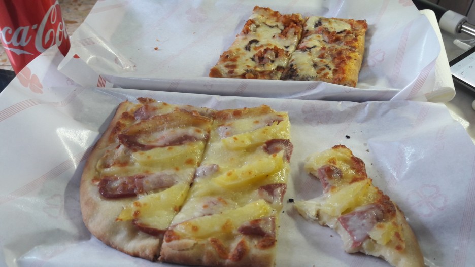로마에서 먹는 피자