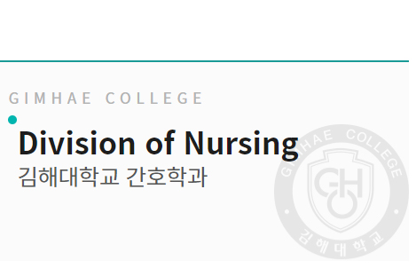  김해대학교 간호학과 2022학년도 최종결과