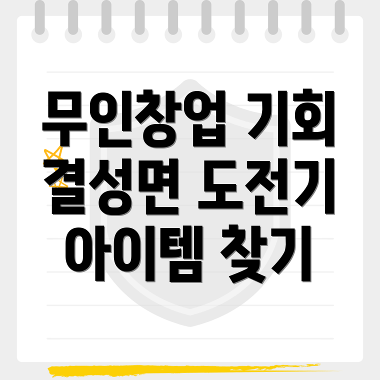 무인창업 아이템