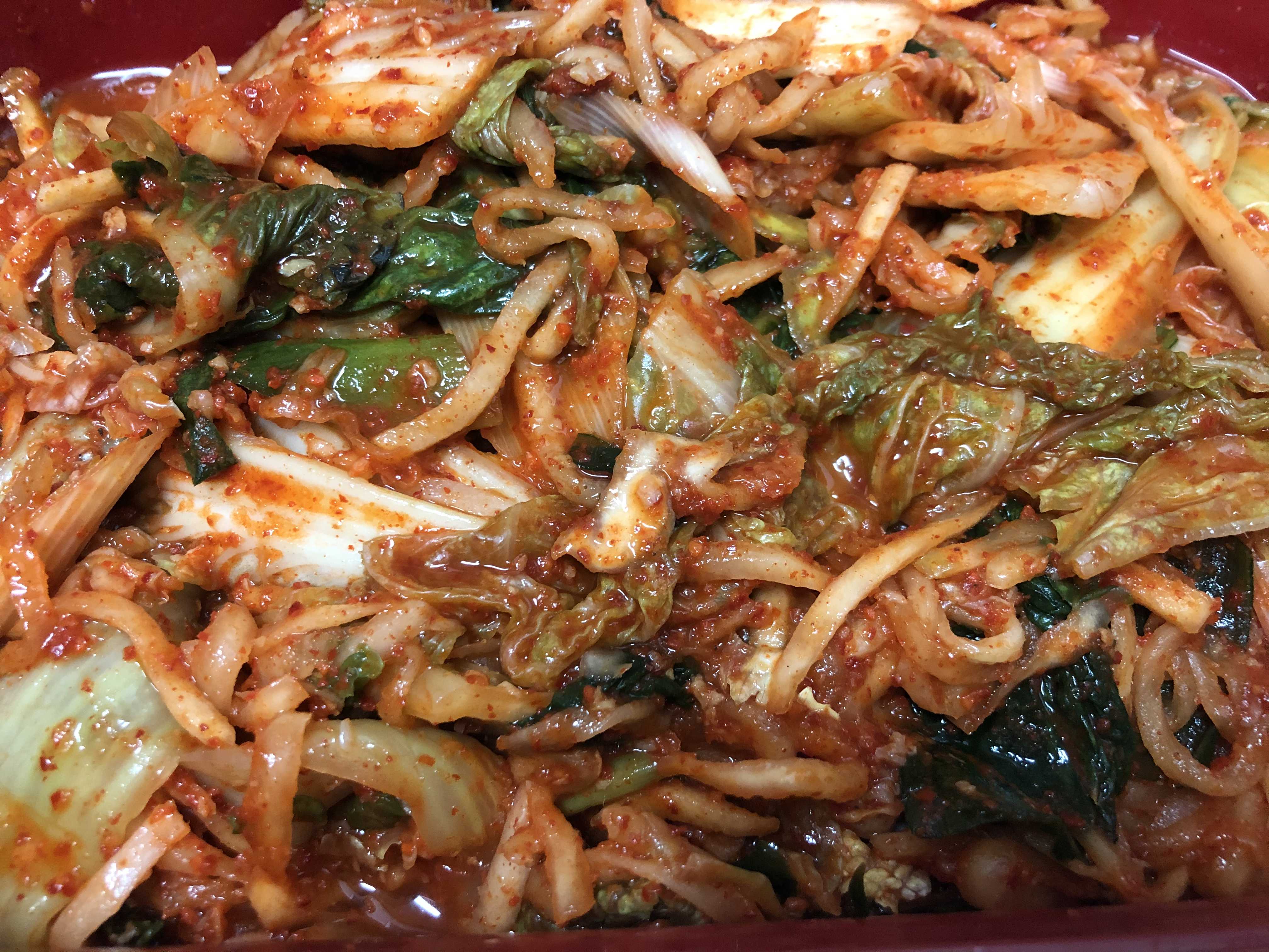  김장김치 겉절이 보글보글 지지기