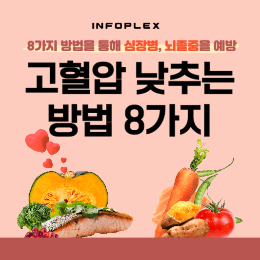  고혈압 낮추는 방법, 건강을 지키는 8가지 생활습관