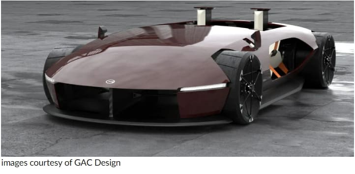  초평탄, 지붕 없고 배터리로 구동되는 콘셉트 스포츠카 VIDEO:GAC BARCHETTA Concept