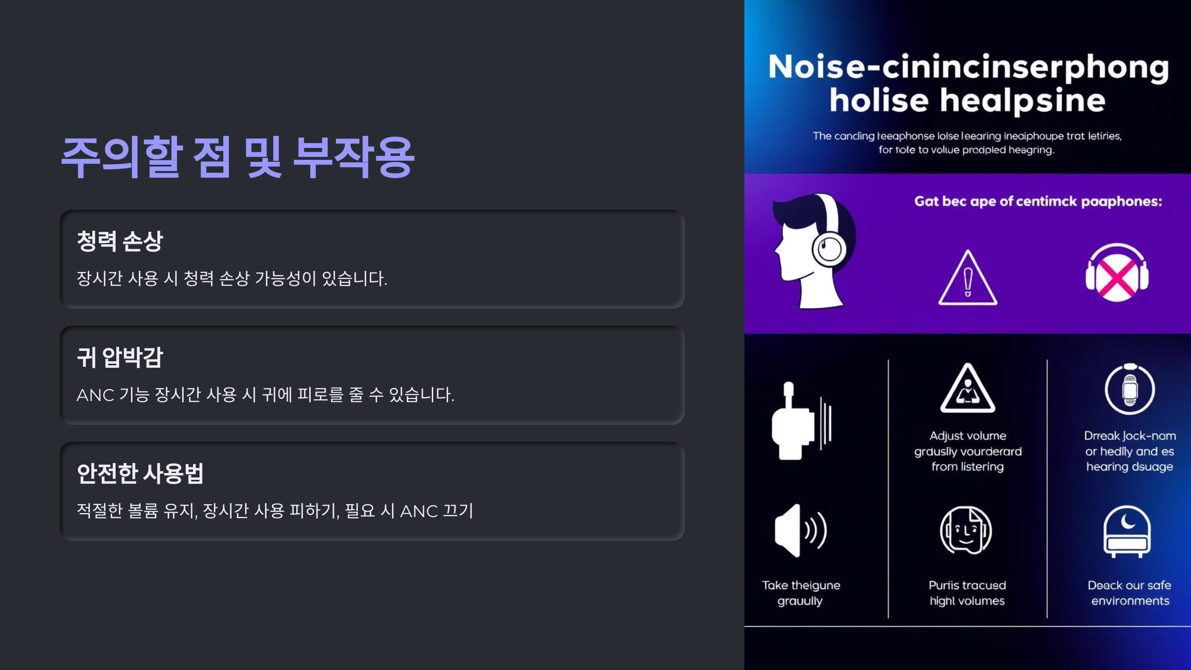 주의할 점 및 부작용