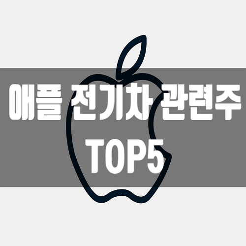  애플 전기차 관련주 TOP 5