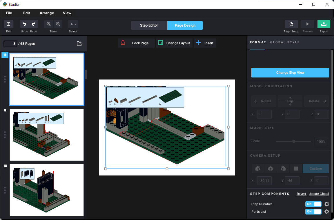 9747 타워 탈출 조립설명서 - 8쪽 1
