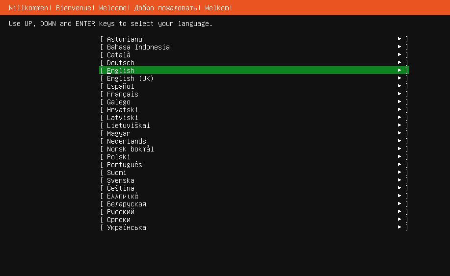 우분투 설치 언어